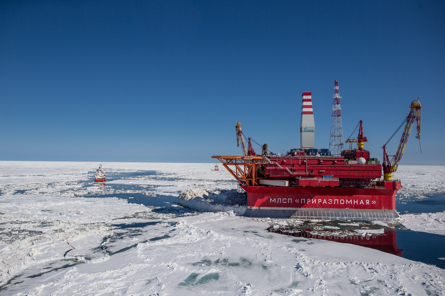 Разработка нефтяного месторождения «Приразломное» (Россия)
