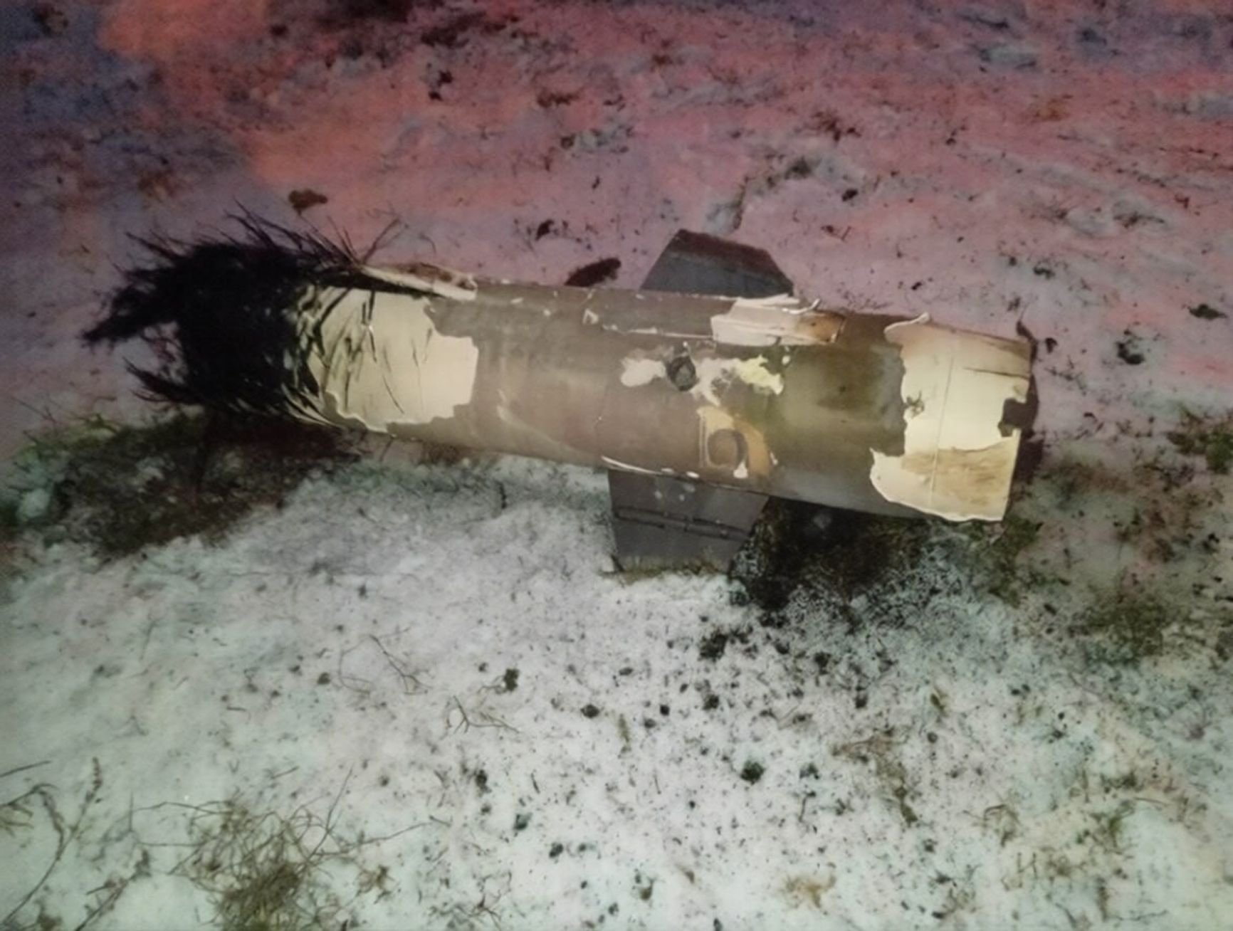 Ступень отработавшей зенитной ракеты PAC-3 MSE от ЗРК MIM-104F Patriot в Харькове