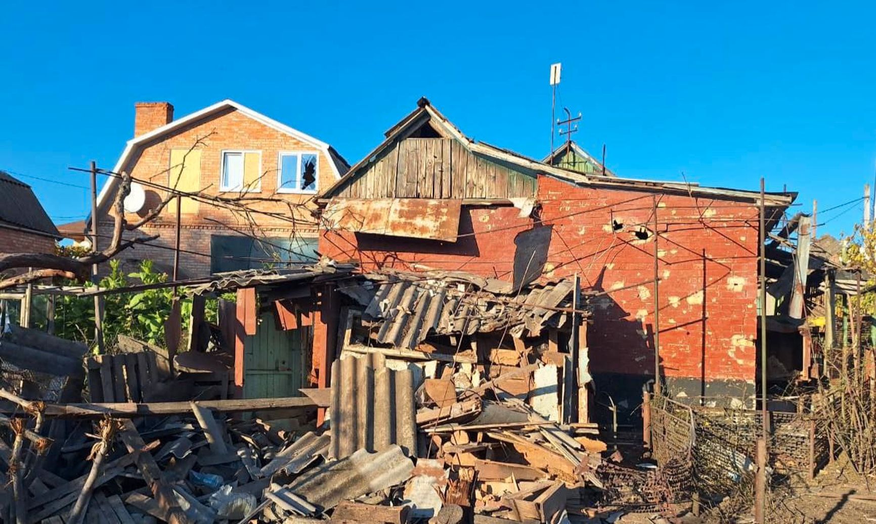 Последствия российского налета на Павлоград в Днепропетровской области