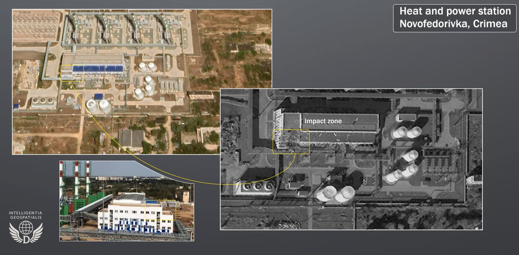 Последствия налета на Сакскую ТЭЦ на Крымском полуострове