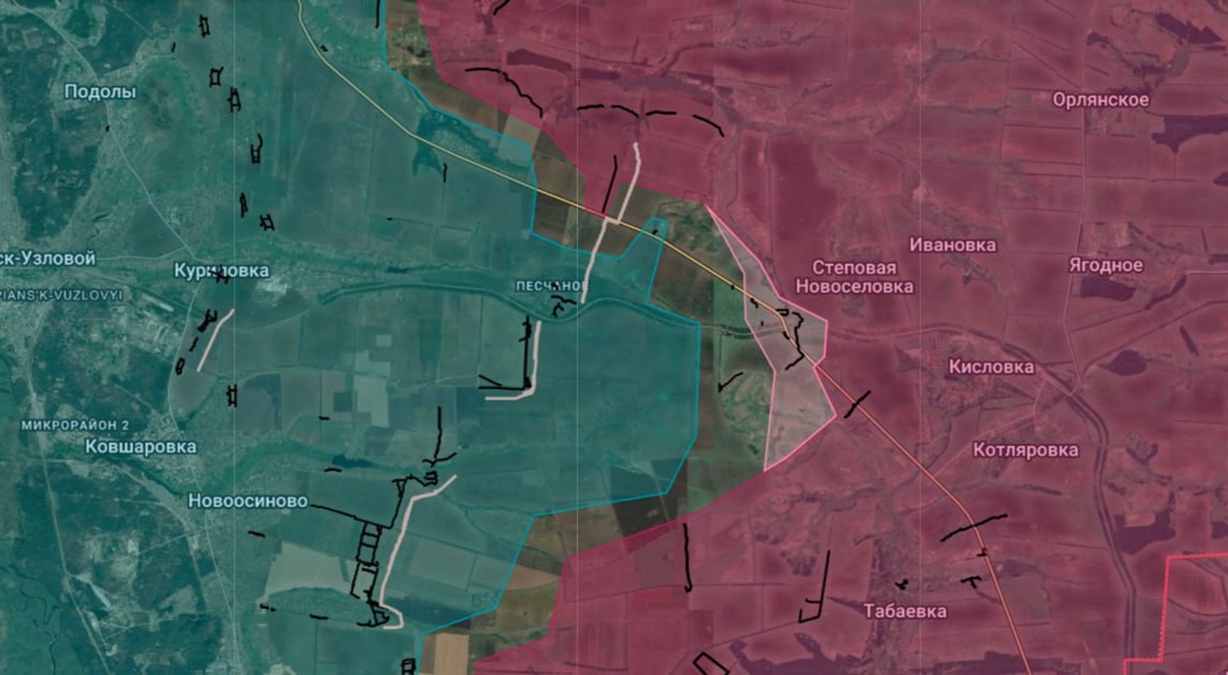 Ситуация к юго-востоку от Купянска по версии Анатолия Радова