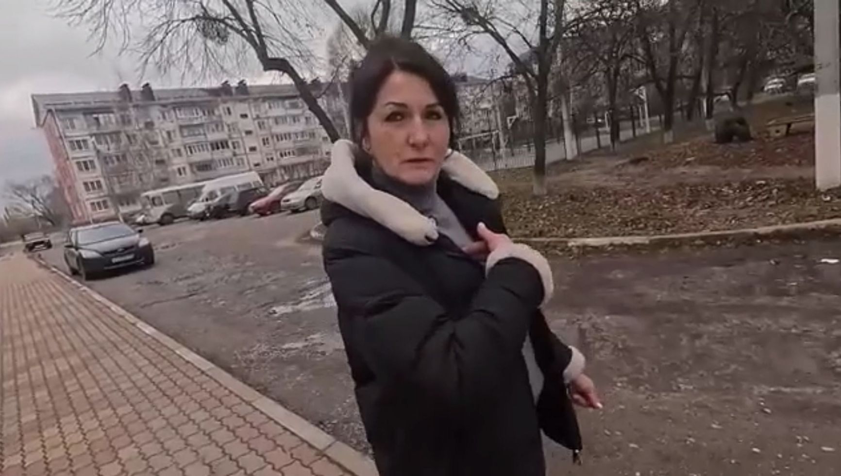 Svetlana, a resident of Shebekino who survived an attack by repeat offender Kostrikin