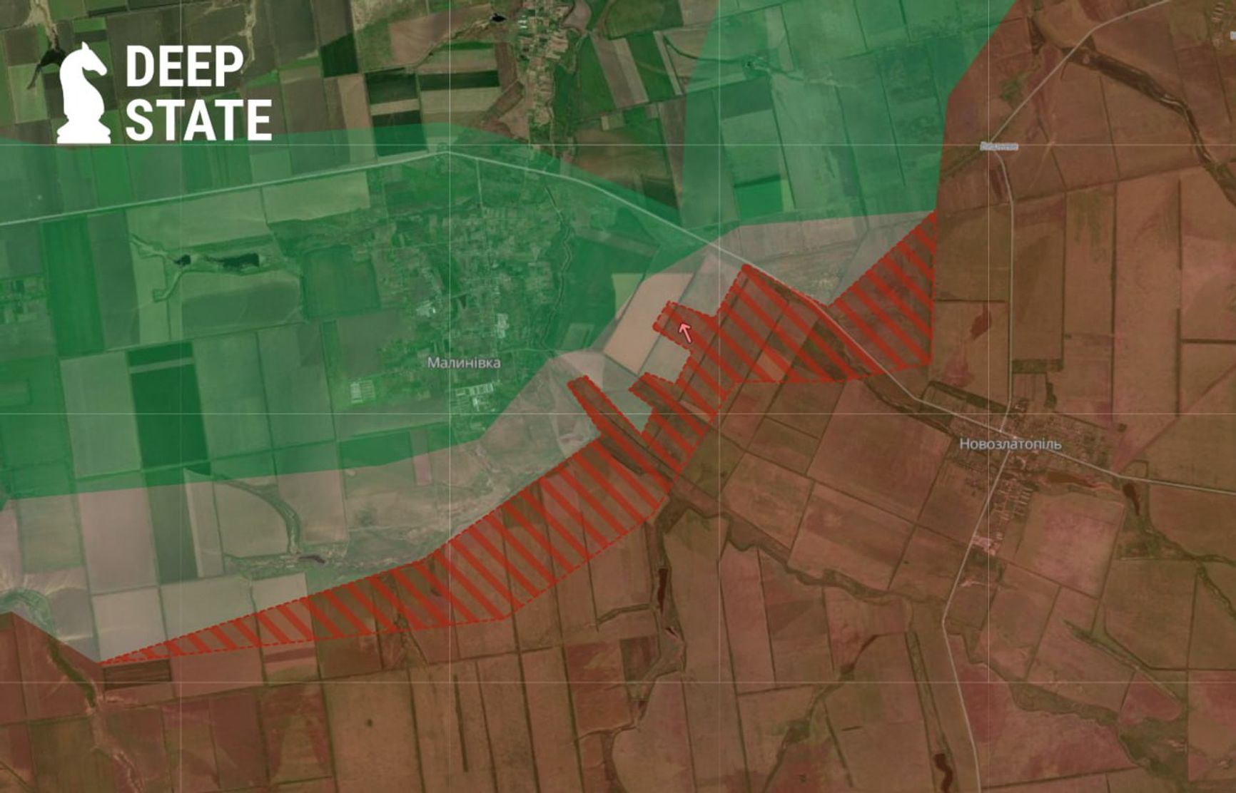 Ситуация на стыке запорожского и южно-донецкого направлений по версии DeepState