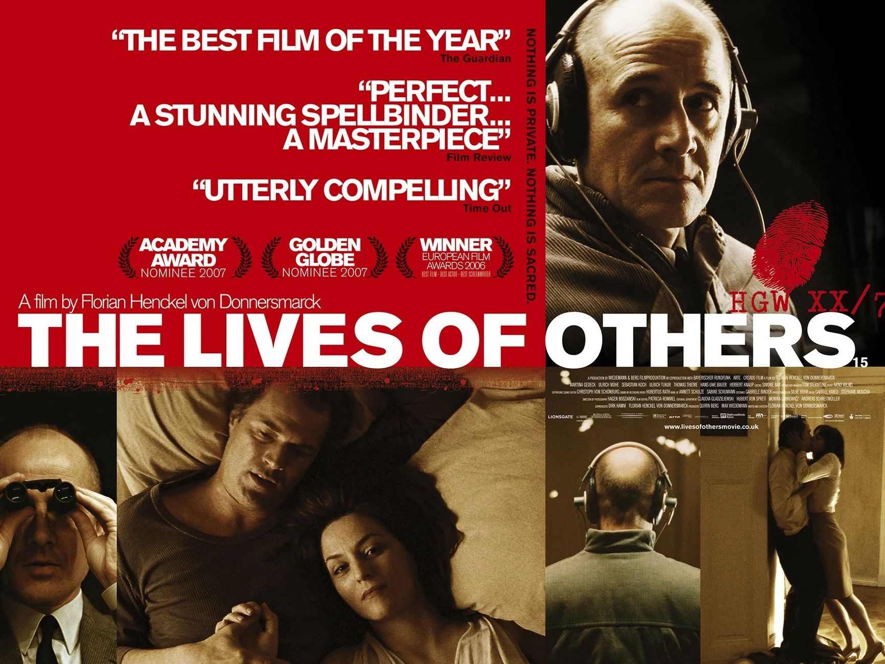 Постер фильма "The Lives Of Others"