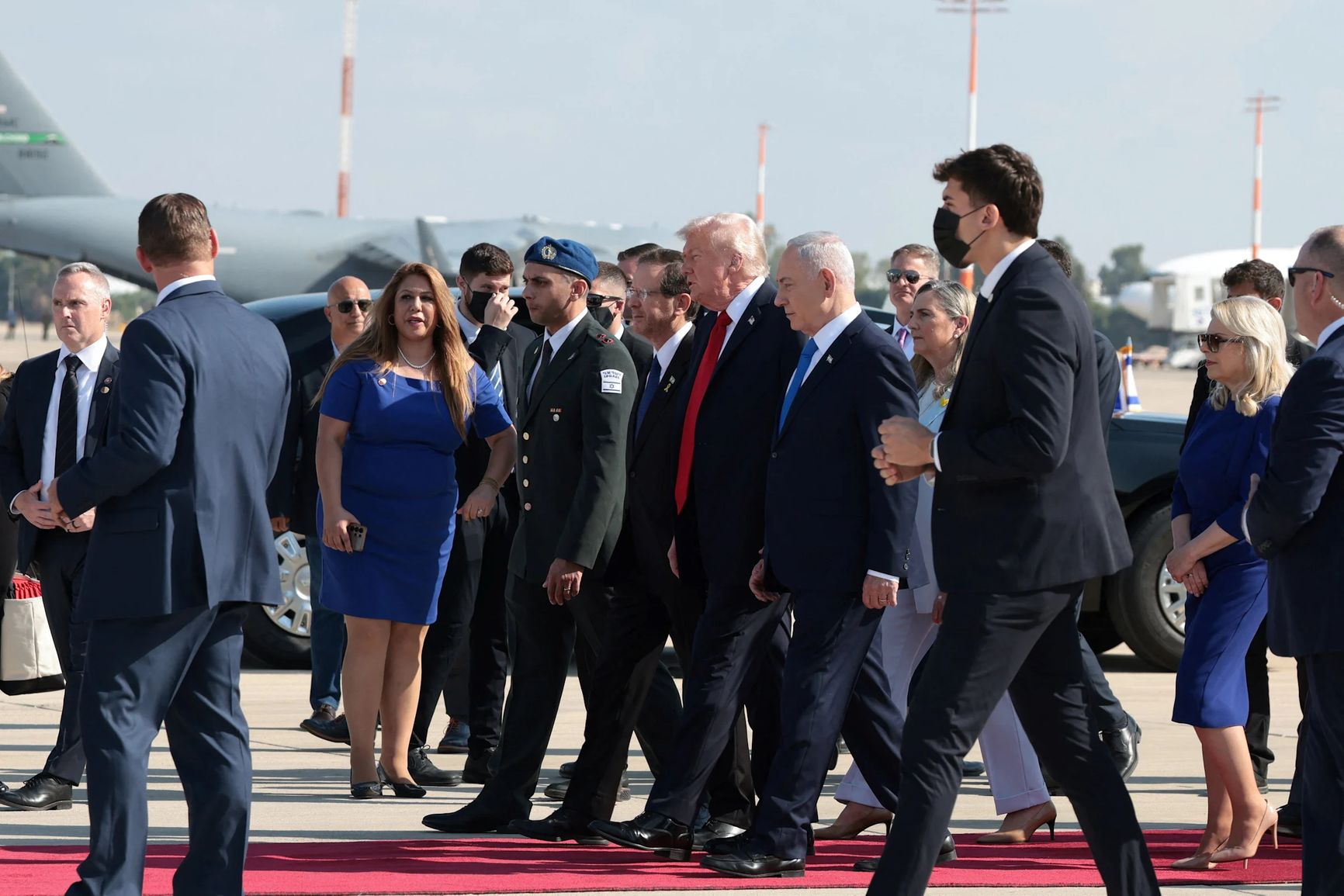 Donald Trump and Israeli Prime Minister Benjamin Netanyahu on the day of the Gaza “peace summit” on Oct. 13, 2025.